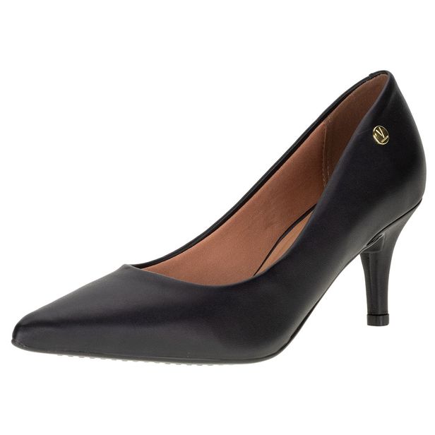 Scarpin Feminino Salto Médio Vizzano - 1185702 PRETO 34