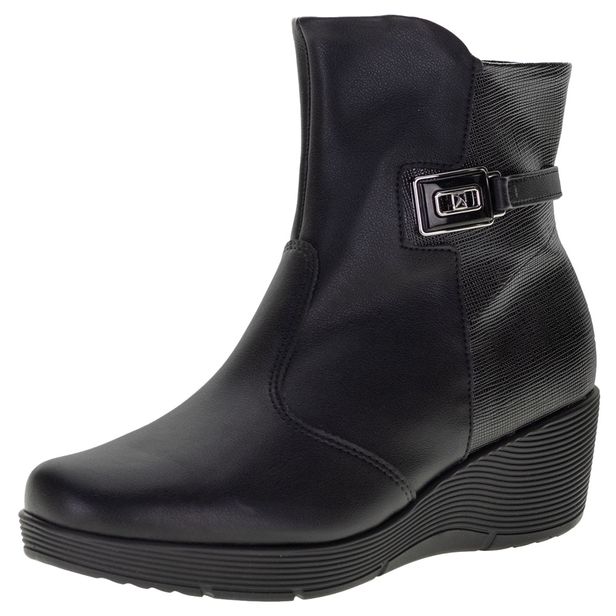 Bota Feminina Cano Baixo Piccadilly - 271006 PRETO 35