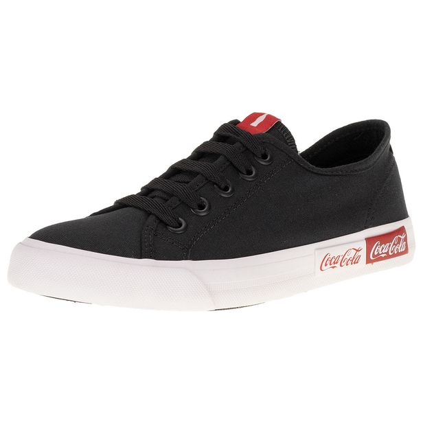 Tênis Feminino Blend Basic Coca-Cola - CC2186 PRETO 34