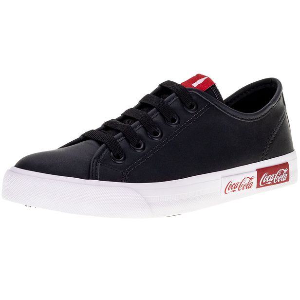 Tênis Feminino Blend Basic Town Coca-Cola - CC2188 PRETO 34