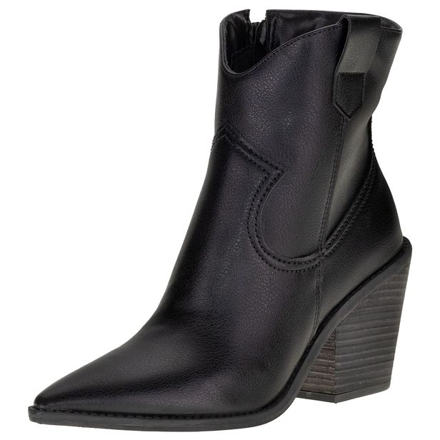 Bota Feminina Country Cano Baixo Suzana Santos - 356054799 PRETO 35