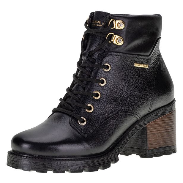 Bota Feminina Coturno Pegada - 281329 PRETO 35