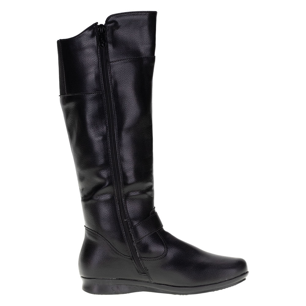 Bota Feminina Cano Alto Mooncity 71086 PRETO 34 - Main Image