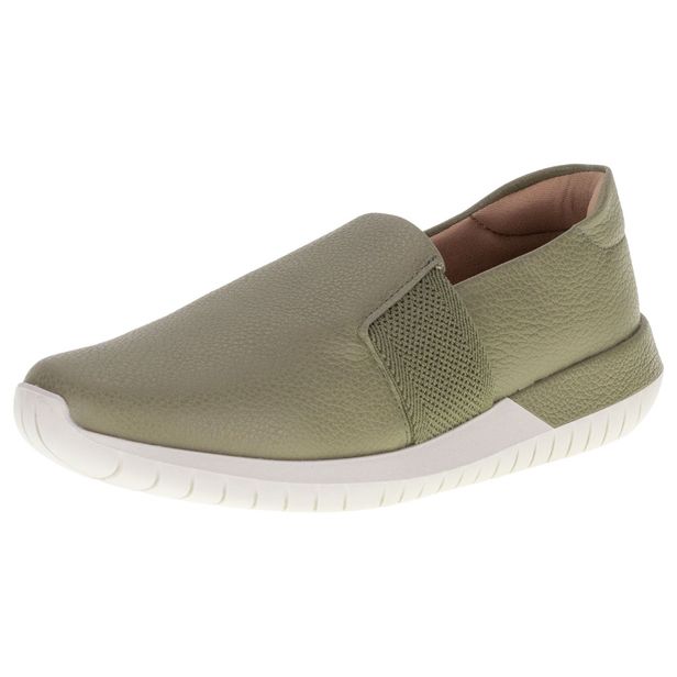 Tênis Feminino Slip On Usaflex - AH1713 VERDE 34