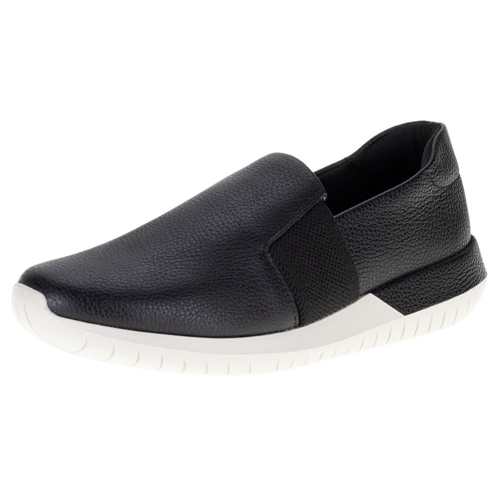 Tênis Feminino Slip On Usaflex AH1713 PRETO cloviscalcados