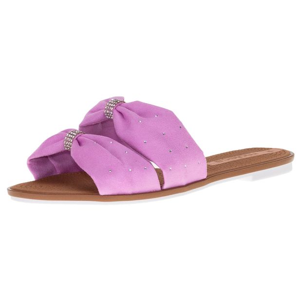 Sandália Feminina Rasteira Moleca - 5297451 ROSA 38