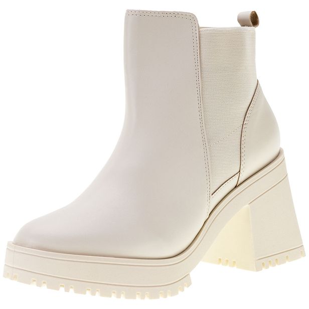 Bota Feminina Cano Baixo Vizzano - 3091100 MARFIM 35