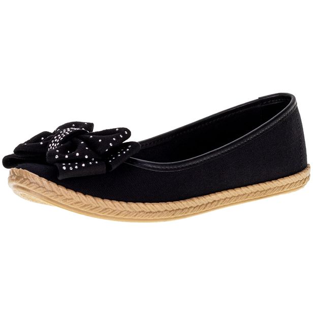 Sapatilha Feminina Moleca -5287290 PRETO 34