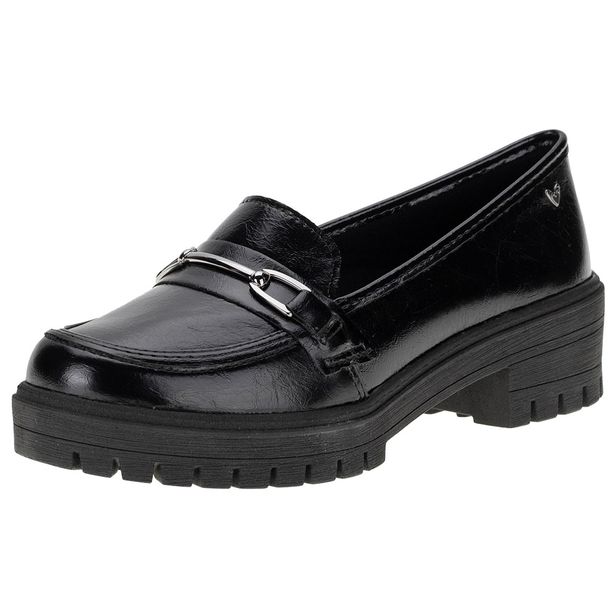 Mocassim Feminino Salto Grosso Mississipi - Q8551 PRETO 37