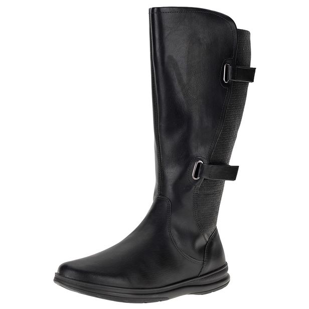 Bota Feminina Cano Alto ComfortFlex - 2391334 PRETO 40