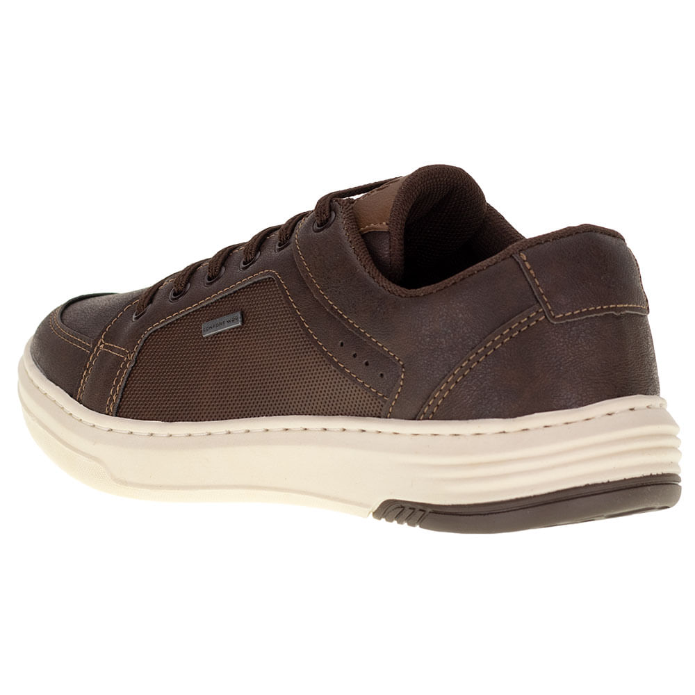 comfortⅡ mod.141 GP Sapatênis Masculino Confort Way - 9101 CAFÉ 01 - cloviscalcados