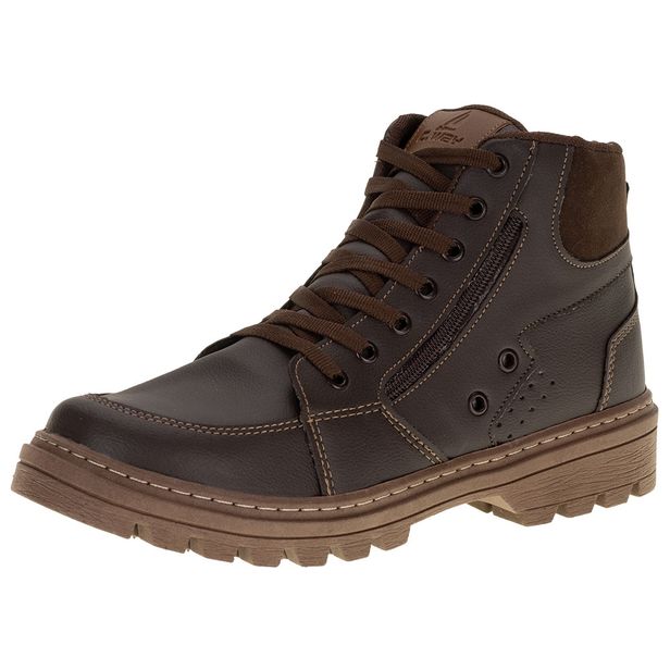 Bota Masculina Coturno Confort Way - C225 CAFÉ 38