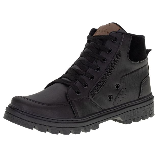 Bota Masculina Coturno Confort Way - C225 PRETO 37