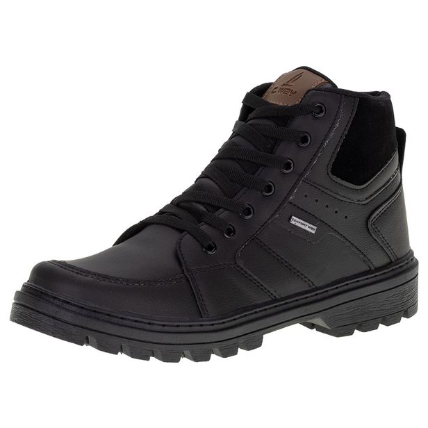 Bota Masculina Coturno Confort Way - C230 PRETO 38