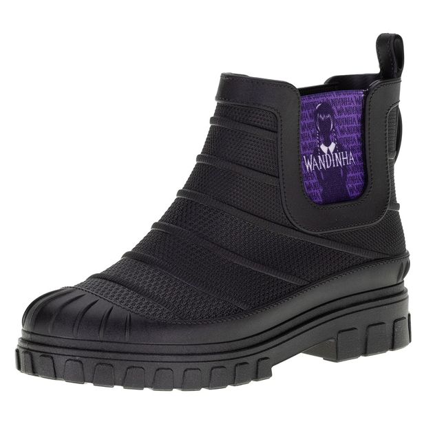 Bota Wandinha Collection Grendene Kids 23043 PRETO 31/32