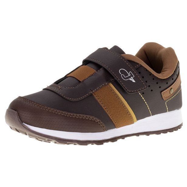 Tênis Infantil Masculino Street Jet Kids - 10031 CAFÉ 33