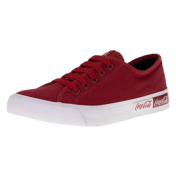 Tênis Feminino Blend Basic Coca-Cola - CC2186 VERMELHO 34