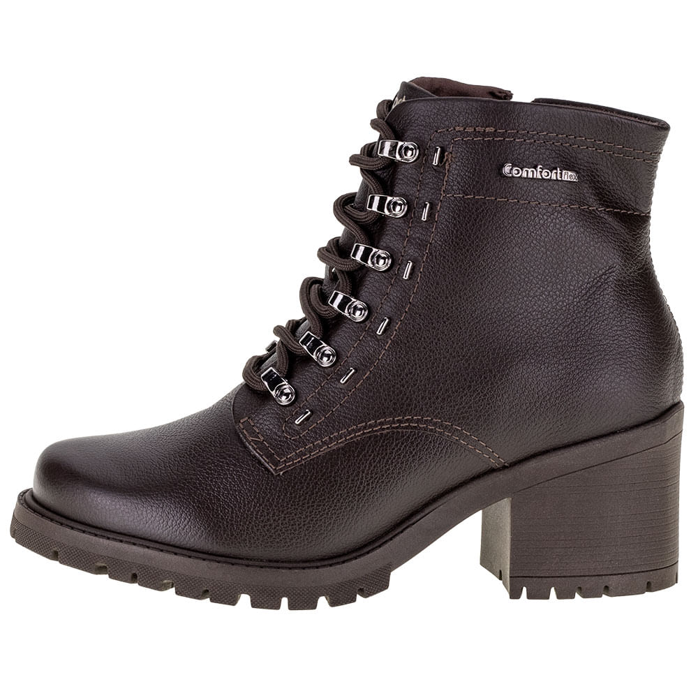 Cafe Moda Bottines CafÃ© Noir Femme Bota Feminina Coturno
