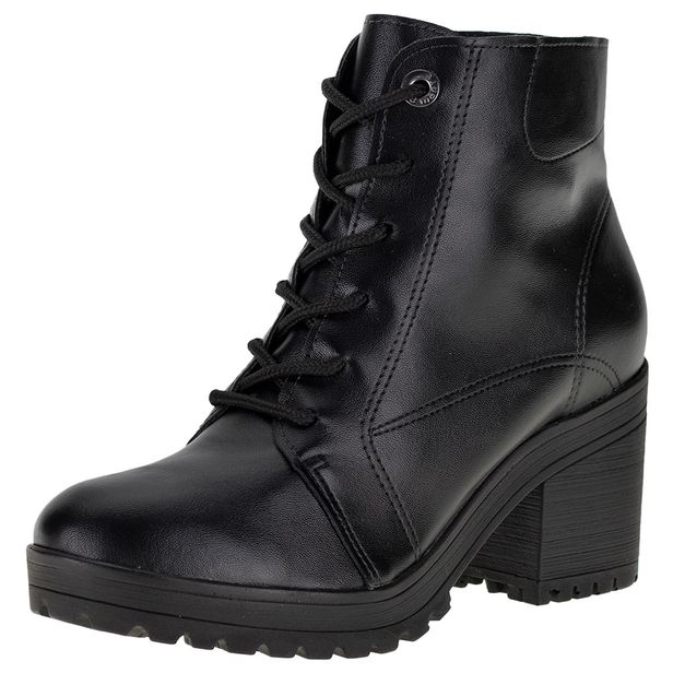 Bota Feminina Coturno Via Marte - 23406 PRETO 38
