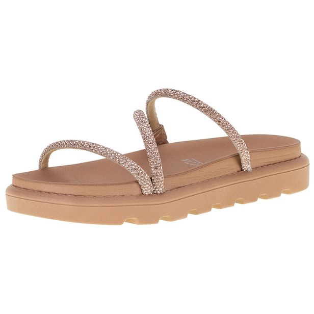 Tamanco Feminino Salto Baixo Vizzano - 6459118 BEGE 35