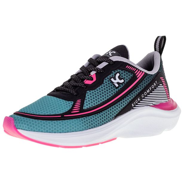 Tênis Feminino Kick Confort Vantage Box 200 - KC2266 VERDE 39