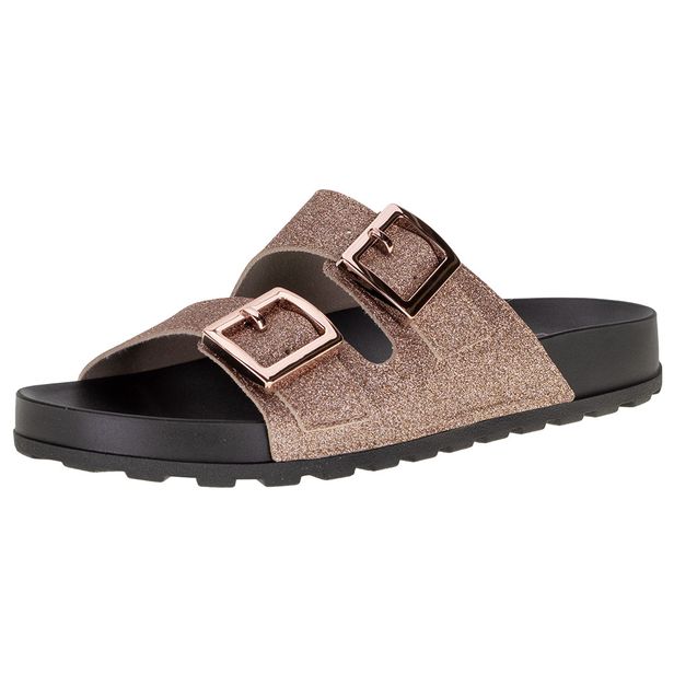 Sandália Feminina Conforto Moleca - 5436401 BRONZE 34