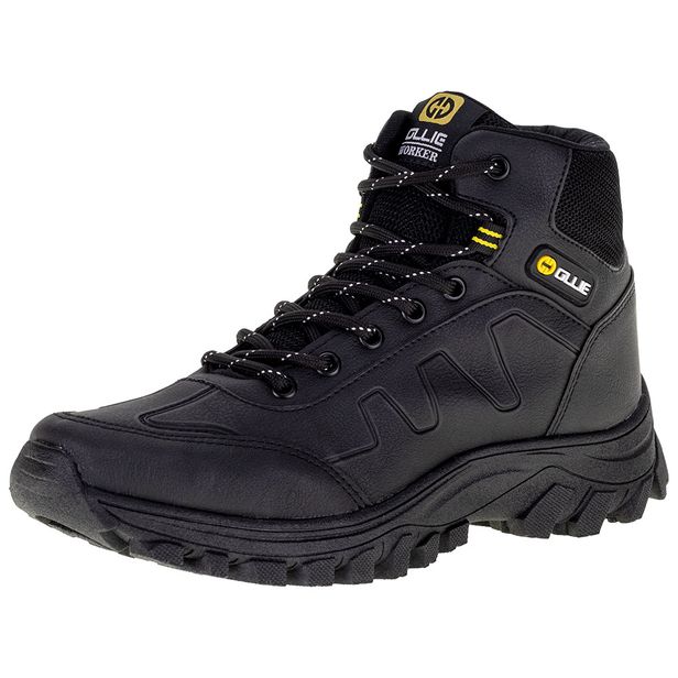 Bota Masculina Coturno Monttana Ollie - 400 PRETO 40