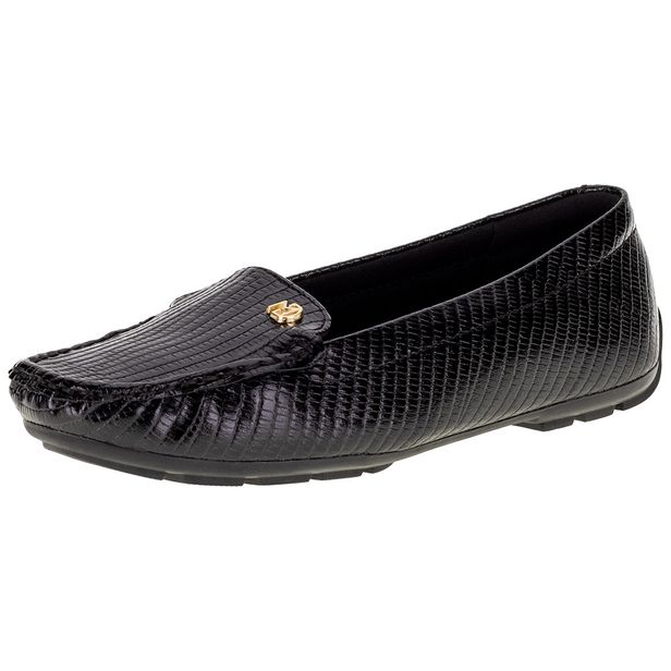 Mocassim Feminino Modare - 7035634 PRETO/CROCO 35