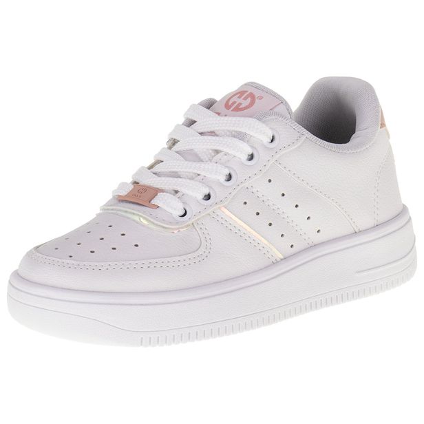 Tênis Infantil Feminino Kings Ollie - 438 BRANCO 34