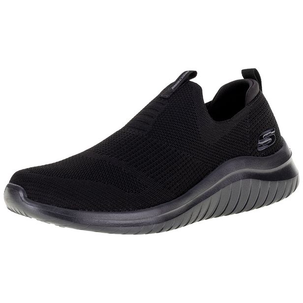 Tênis Masculino Slip On Ultra Flex 2.0 Skechers - 0232106 PRETO 39