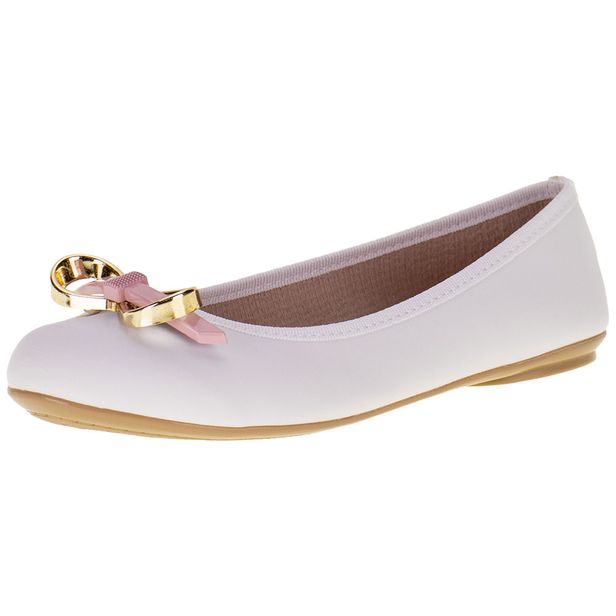 Sapatilha Infantil Molekinha - 2502396 BRANCO 34