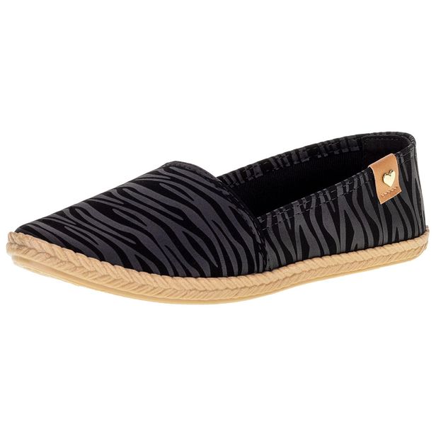 Sapatilha Feminina Moleca - 5287210 PRETO 01 36