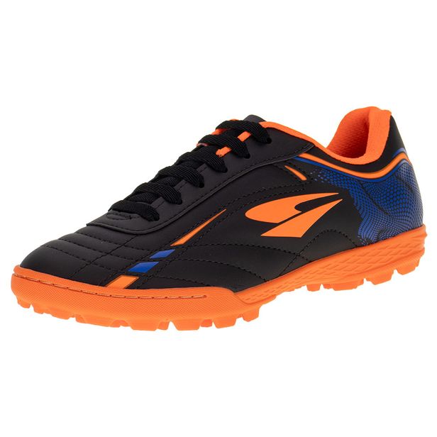 Chuteira Masculina Society Foorcy Dray - 326 PRETO/LARANJA 37