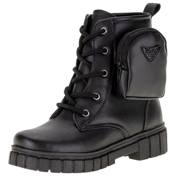 Bota Infantil Coturno Bag Nilqi - 1500 PRETO 01 28