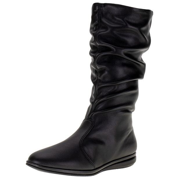 Bota Feminina Cano Médio Piccadilly - 261025 PRETO 34