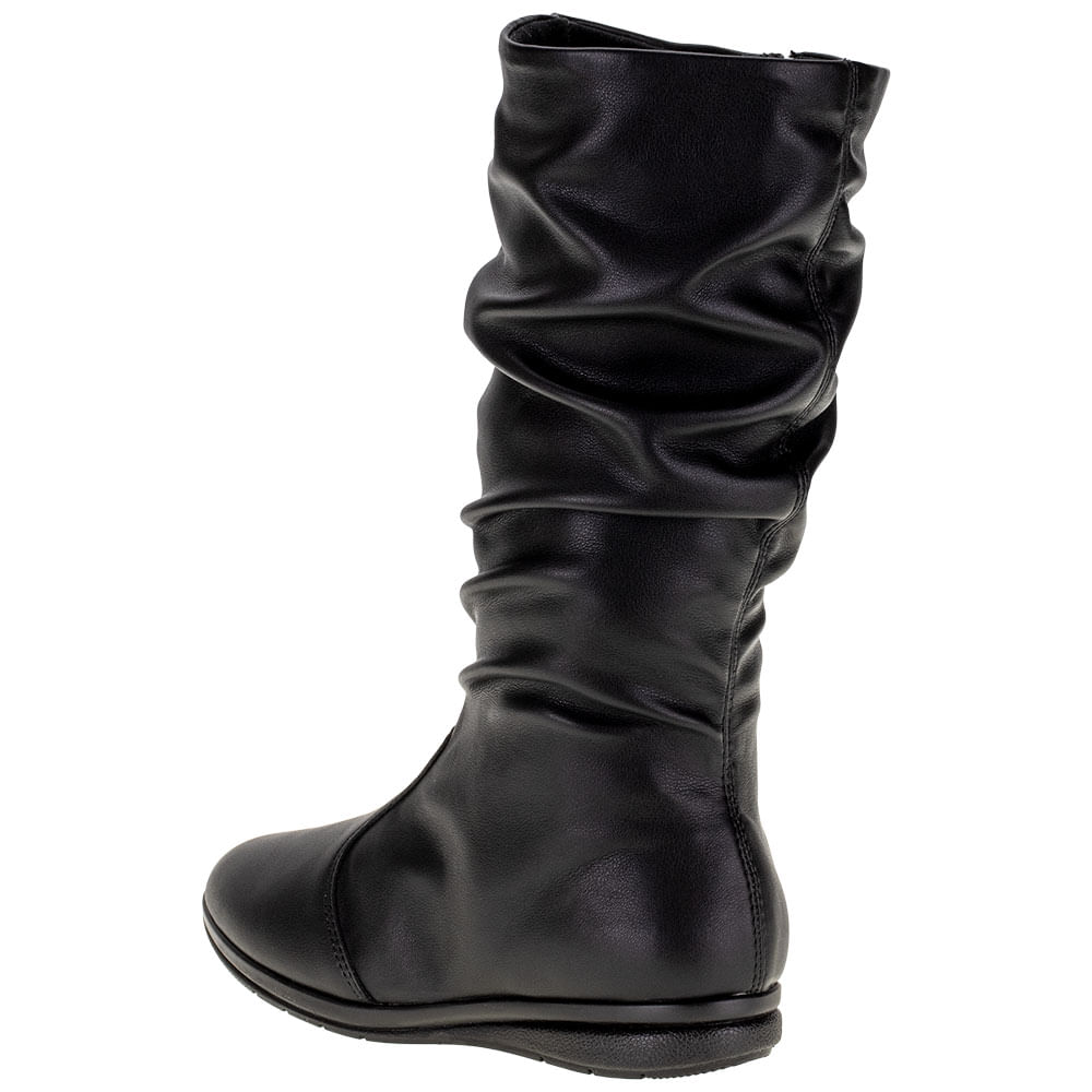 Bota Feminina Cano Médio Piccadilly 261025 PRETO cloviscalcados