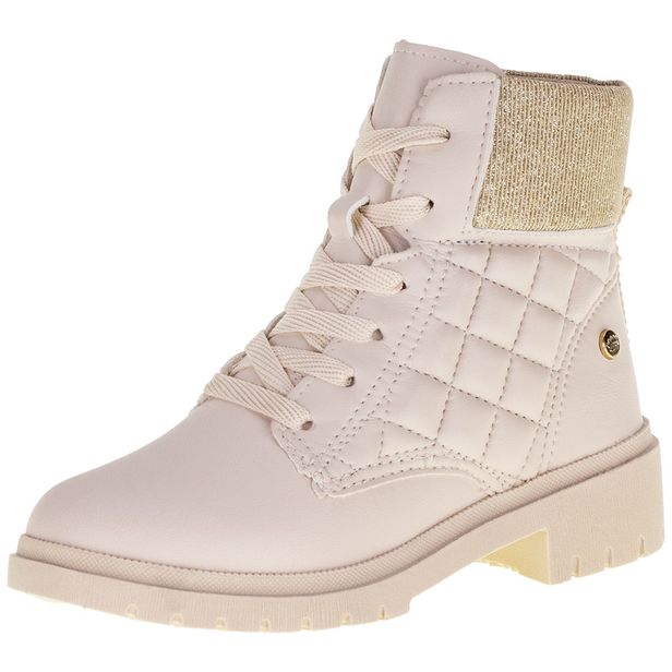 Bota Infantil Feminina Pink Cats - V3351 NATURAL 29