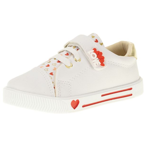 Tênis Infantil Feminino Linda Jú - 15551 BRANCO 21