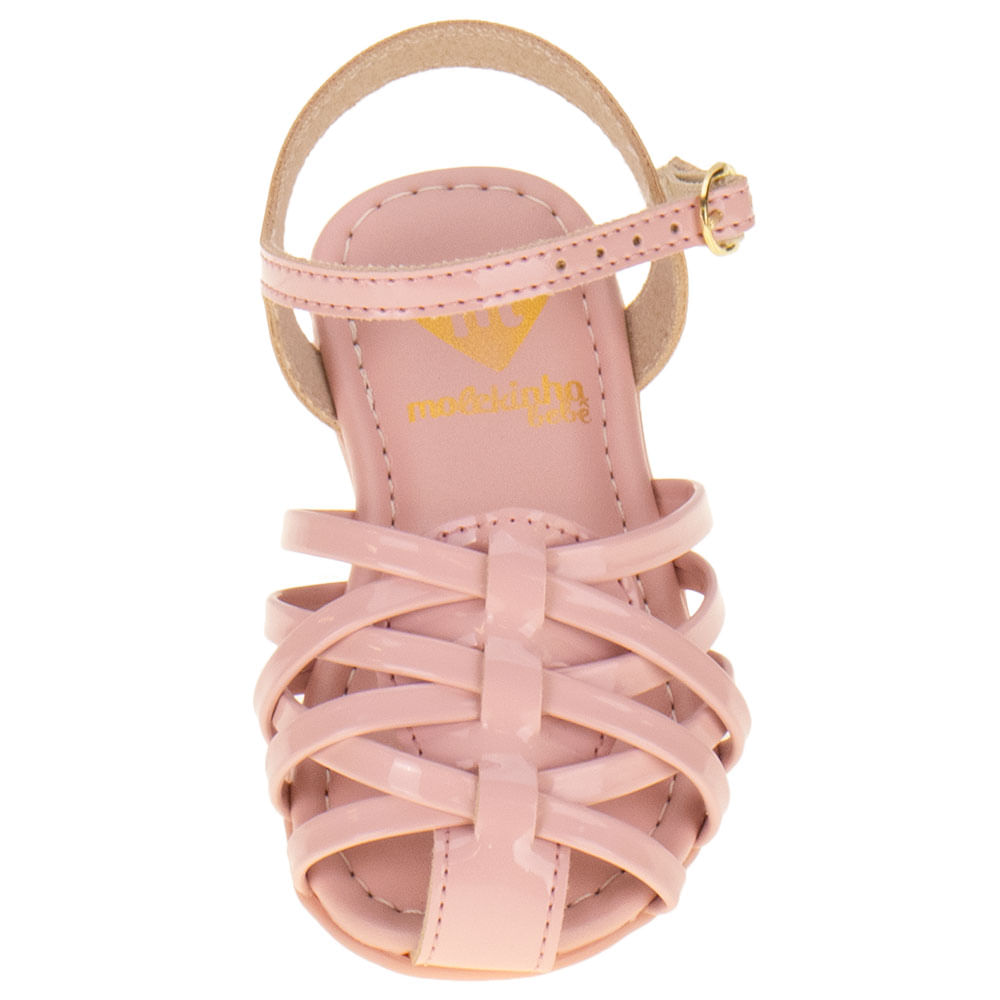 Sandália Infantil Feminina Molekinha 2114262 ROSA 18