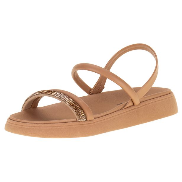 Sandália Feminina Flat Moleca - 5469124 BEGE 36