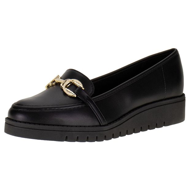 Mocassim Salto Baixo Beira Rio - 4174337 PRETO 35