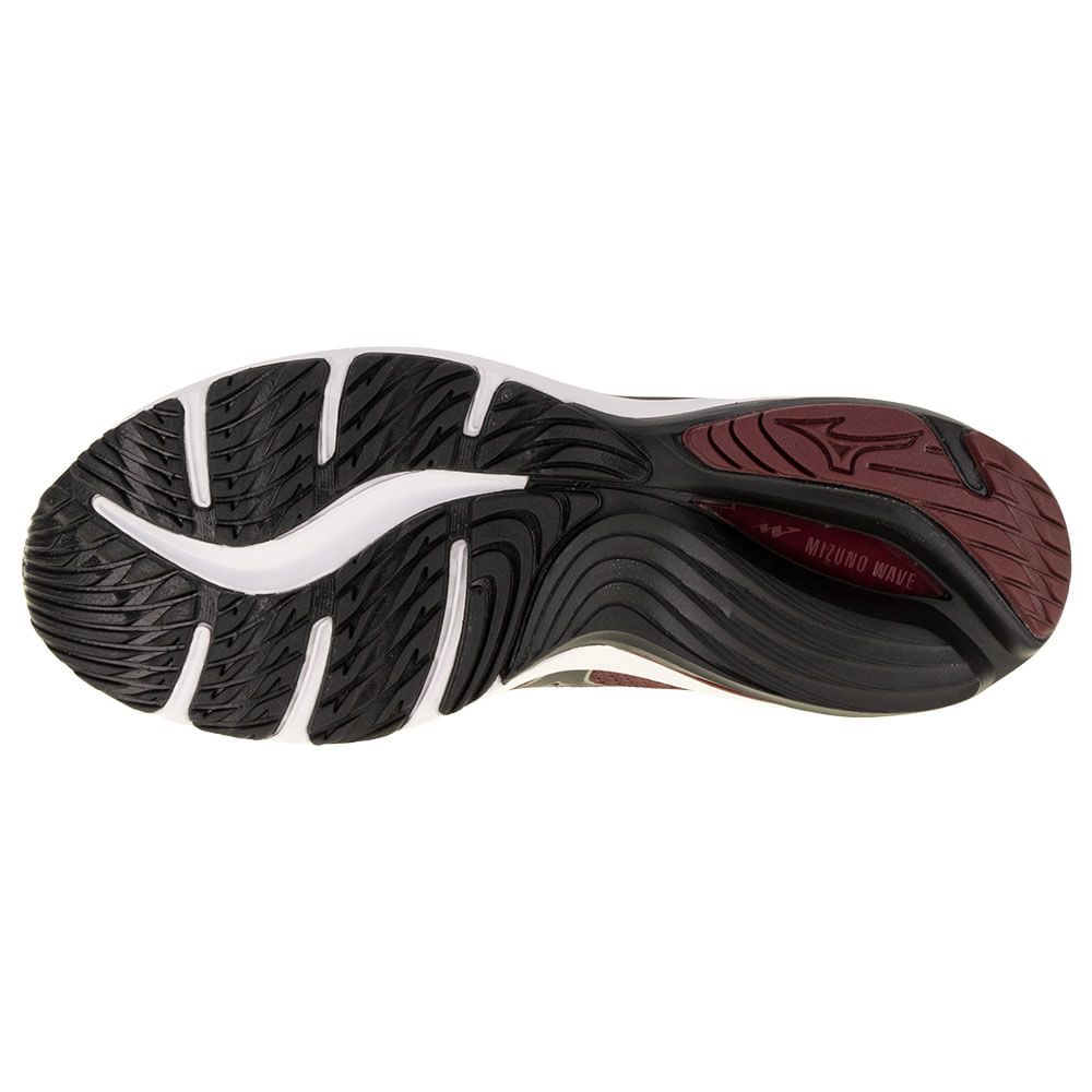 Tênis Masculino Wave Zest Mizuno - 101068068 VINHO - cloviscalcados