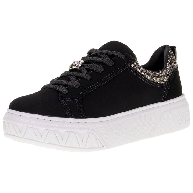 Tênis Feminino Casual Via Marte - 231201 PRETO/NOBUCK 34