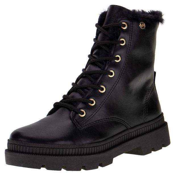 Bota Feminina Coturno Via Marte - 23703 PRETO 37
