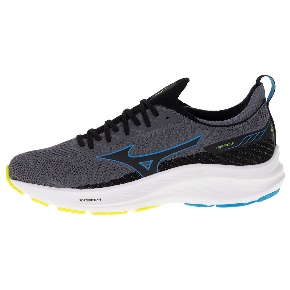 Tênis Masculino Arrow Mizuno - 101098098 CINZA/AZUL - cloviscalcados