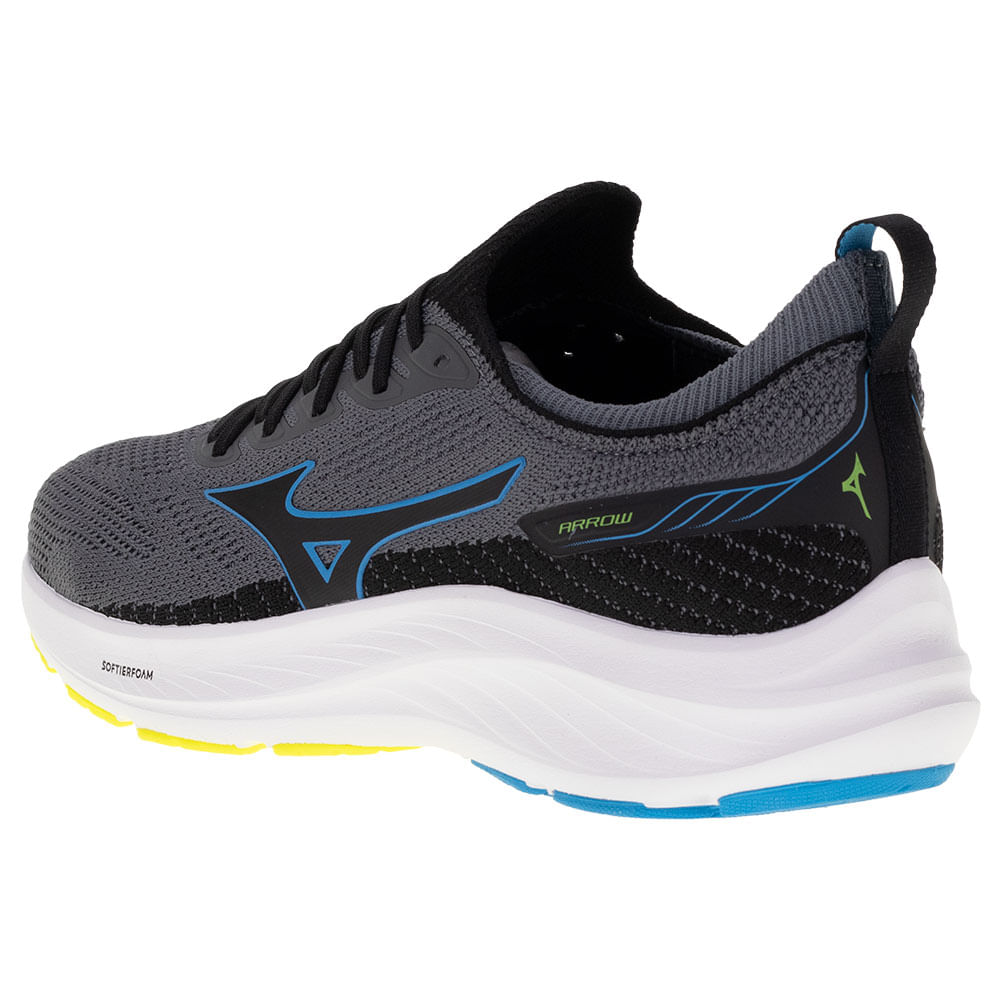 Tênis Masculino Arrow Mizuno - 101098098 CINZA/AZUL - cloviscalcados