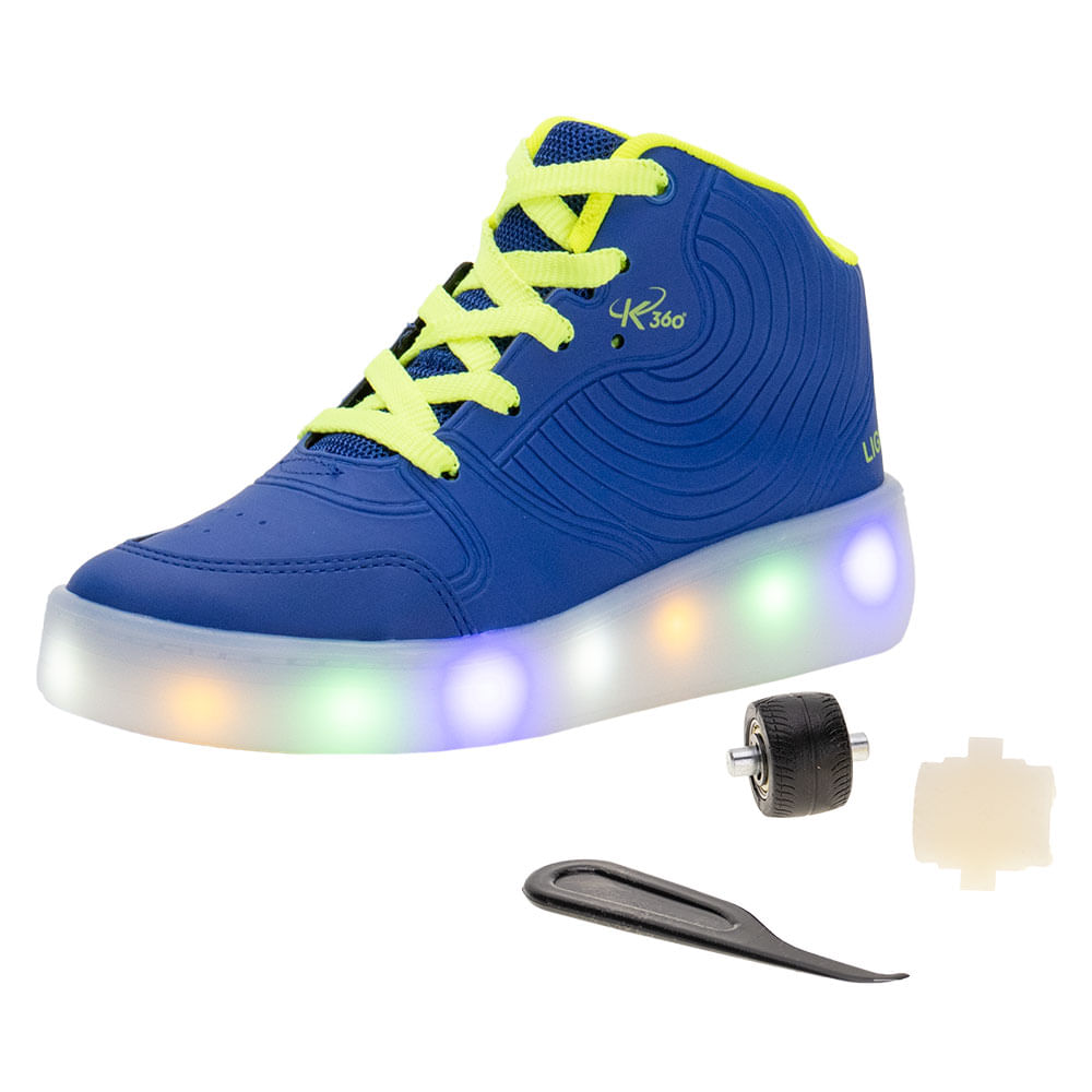 Kidy Tenis Infantil Masculino Com Rodinhas Menino Tenis De Rodinha