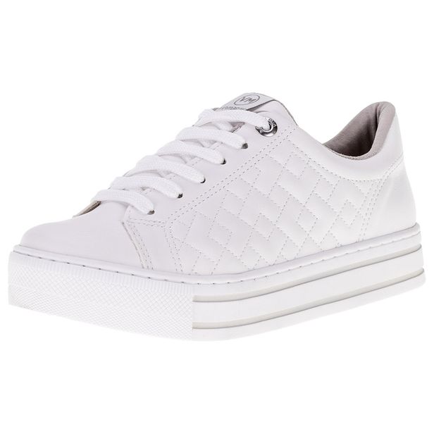 Tênis Feminino Casual Via Marte - 238603 BRANCO 35