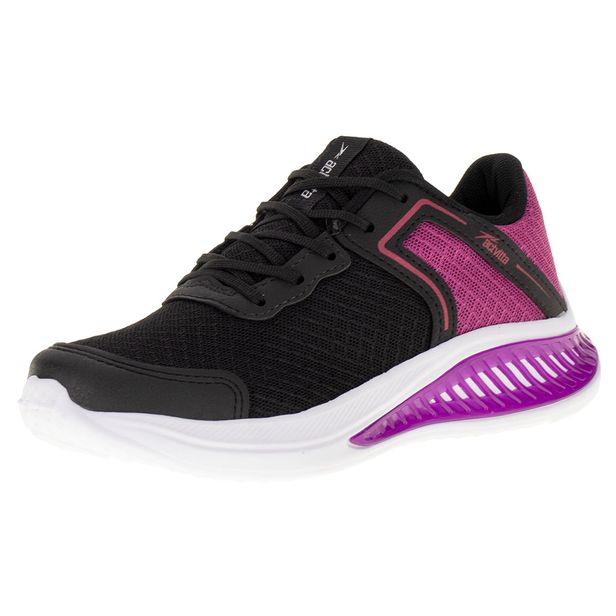 Tênis Feminino Actvitta - 4816112 PRETO/LILAS 34