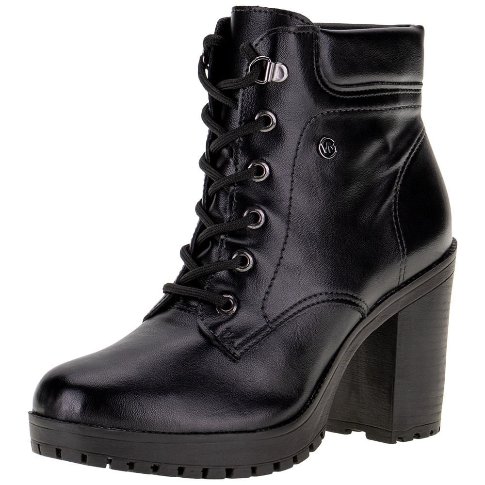 Marisa CalÃ§ados Botas Coturno Marisa (Bota Feminina Coturno Via